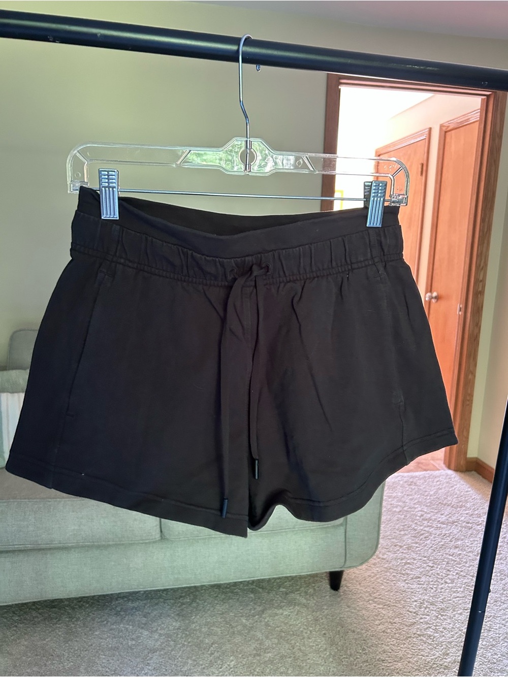 lululemon athletica Black Women's Drawstring Athletic Shorts